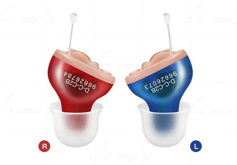 Hearing Aid Invisible Adjustable Wireless Hearing Aids Mini CIC Left/Right Ear Sound Amplifier For Adults Elderly Severe Loss
