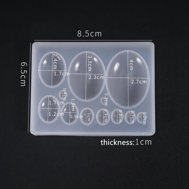 SNASAN Cute Beads Cube Triangle Silicone Mold For Jewelry Earrings Pendant Making Resin UV Epoxy Resin Molds Crafts DIY Tool