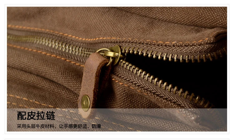 I AM LEGEND Will Smith Canvas +Genuine leather Men Messenger Bag Canvas Shoulder Bag men Crossbody Bag Sling Casual Bag Satchel