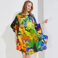 19MM100% Mulberry Silk Nightgowns For Women  Long Silk Nightgown Women Nightdress  Floral Real Silk sleepwear Ladies Female Gift