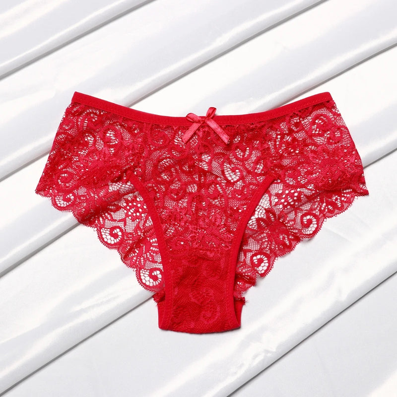 Plus Size S/XL Fashion High Quality Women's Panties Breathable Female Underwear Sexy Lace Lingerie