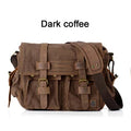 I AM LEGEND Will Smith Canvas +Genuine leather Men Messenger Bag Canvas Shoulder Bag men Crossbody Bag Sling Casual Bag Satchel