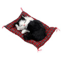 Car Interior Decoration Cute Sleeping Cat Kitten Toy Dashboard Ornaments Plush For Boat Truck Off Road 4x4 Caravan Accessories