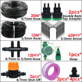 KESLA Garden Automatic Watering Irrigation Kit Elbow Emitter Drip System 4/7MM to 3/5MM Hose for Bonsai Potted Flower Greenhouse
