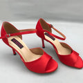 Fashion  latin dance shoes salsa shoes tango shoes  Bridal Shoes for women 6205B-R shipping free low heel high heel available