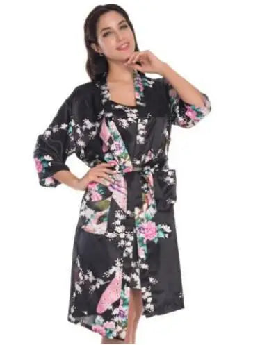 1 Set Women Sleepwear Rayon Sexy Intimates Lingerie Dress | SAMAG