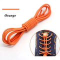 1 Pair 22 Colors Elastic Hiking Shoelaces Round Locking No Tie Shoe Laces Kids Adult Quick Lazy Laces Rubber Sneakers Shoelace