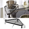 Kitchen triangle pot rack shelf floor corner dish cover storage stove - View 6 | SAMAG