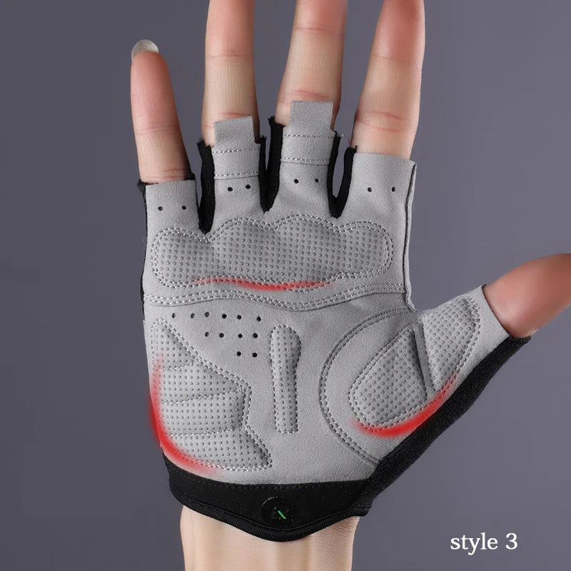 ROCKBROS Half Finger Cycling Gloves Breathable Shockproof | SAMAG