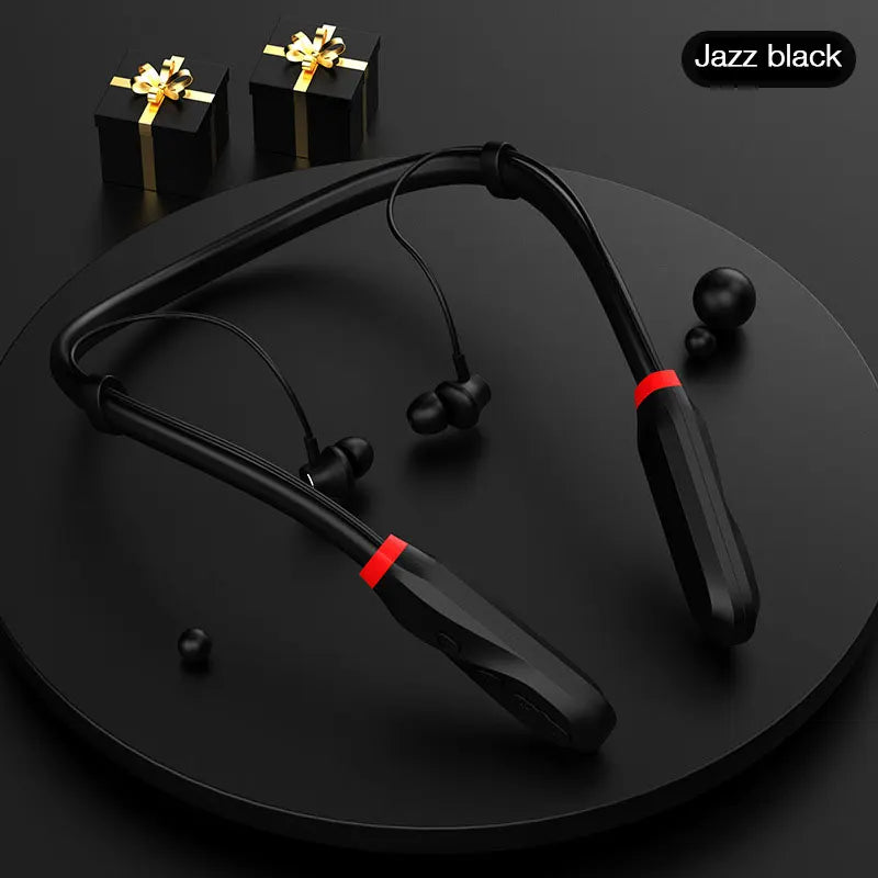 EARDECO 200 Hour Playback Bluetooth Earphone Bass Wireless Headphones Neckband Bluetooth Earphone with Mic Sport Music Stereo