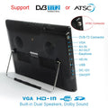 LEADSTAR D14 14 Inch HD Portable TV DVB-T2 ATSC Digital Analog Television Mini Small Car TV Support MP4 AC3 HDin Monitor for PS4