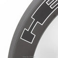 New 700C 3 spokes Road Track Fixed Gear bike matt 3K full carbon bicycle Tri-spoke wheels carbon clincher tubular rims