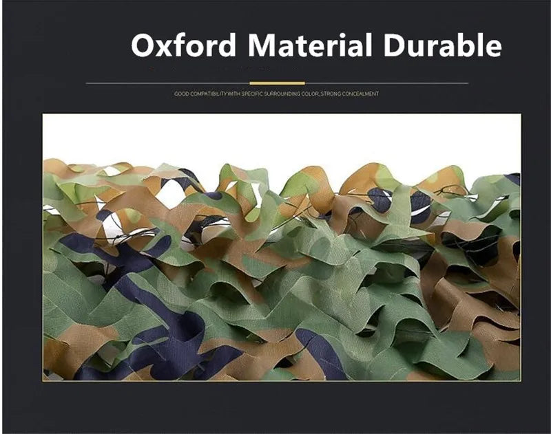 4x5m 2x3m Camouflage Net Camo Netting Army Nets Shade Mesh Hunting Garden Car Outdoor Camping Sun Shelter Tent