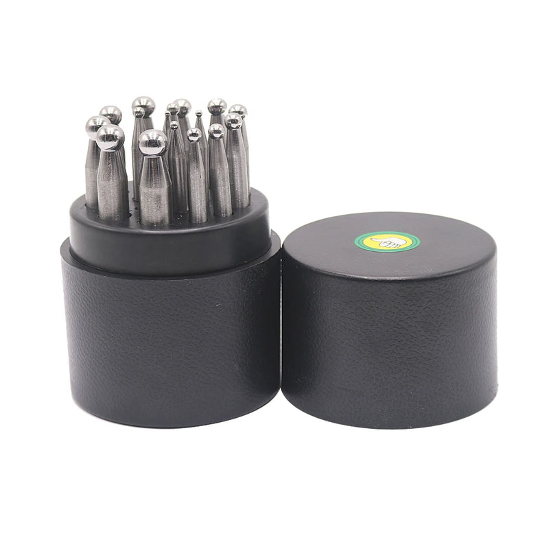 PHYHOO High Quality Round Head Punching Drill Gold Silver Copper Bells Jewelry Making Tools