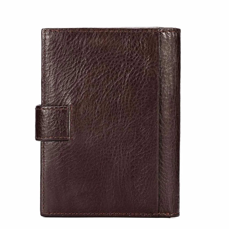 KAVIS Genuine Leather Wallet Men Passport Holder Coin Purse Magic Walet PORTFOLIO MAN Portomonee Mini Vallet Passport Cover