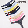5pcs Men's G-string Thong Sexy Underwear Male Transparent Panties Men's Briefs Underpant Boy Bikini Briefs Sexy Underwear E-044