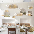 Modern Floating Cloud Led Pendant Light Living Dining Room Chandelier Lighting Bedroom Lampara Restaurant Hanging Lamp Luminaire
