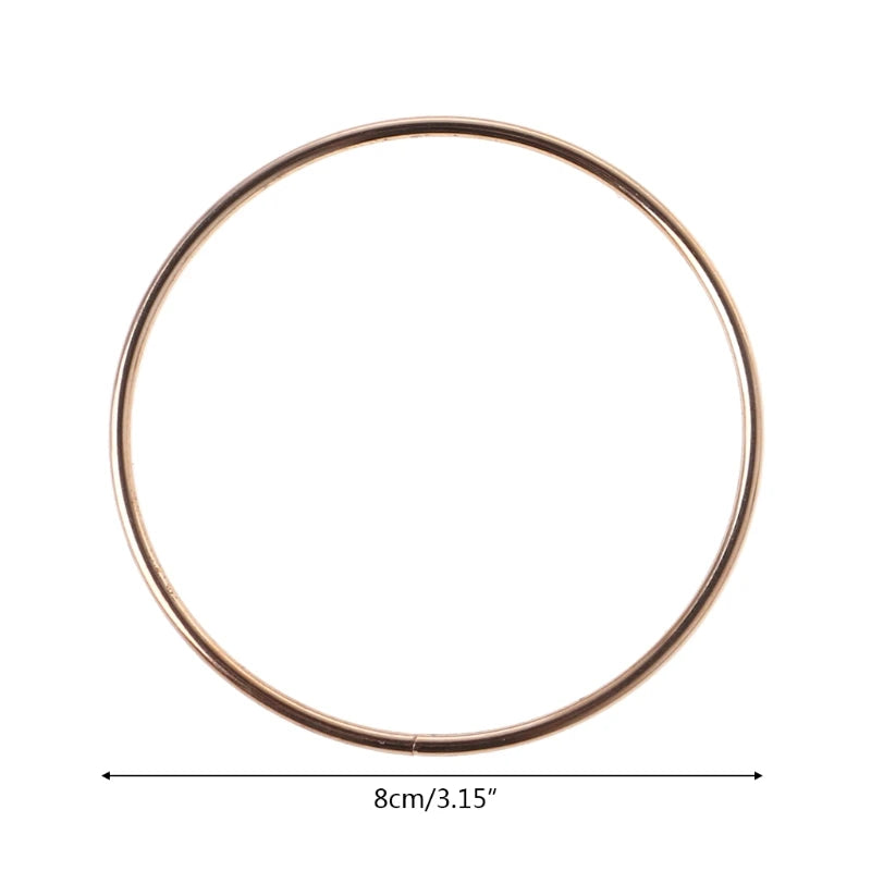 Metal Dreamcatcher Ring Macrame Craft Hoop DIY Accessory 35-190mm