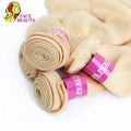 Facebeauty Color 613 Blonde Hair Weave 1/3/4 Bundles Peruvian Body Wave Remy Hair Bundle 8 To 30 inch Human Hair Weft Can Be Dye