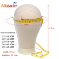 Alileader Training Mannequin Head Canvas Block Head Display Styling Mannequin Manikin Head Wig Stand Free Get T Needle Holder