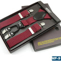 Man Suspenders Fashion Braces Adjustable 4 Clips Leather Belt Strap Tirante Trousers Suspensorio Father - Visuel 11 | SAMAG
