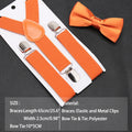 Kids Suspenders with Bowtie Fashion Children Bow Tie Set Boys Braces Girls Adjustable Baby Wedding - Visuel 2 | SAMAG