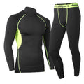 Hot-Dry Thermal Underwear Sets Men Winter Compression Thermo Underwear Men's Lucky John Cueca Long Tights Men's Long Johns Suit