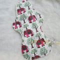 Reusable Menstrual Pads for Women, Heavy Flow, Bamboo Washable Sanitary Napkins, Printed Night Use, Breathable, 1Pc Size 13"