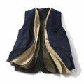 Men Vests Men's Summer Sleeveless Multi-pocket Vest Vintage Casual Wear Cotton Short Vest Safari Style Vest Coat Waistcoat Male