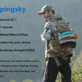 CAMPINGSKY Paracord 4mm 100ft 550 Paracord Parachute Cord Lanyard Rope for Hiking Camping