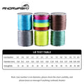 Angryfish 9 Strands Weaves Braided 500M/547YD Fishing Line Super Strong PE Line 15LB-70LB Braided Fishing Thread