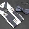 Kids Suspenders with Bowtie Fashion Children Bow Tie Set Boys Braces Girls Adjustable Baby Wedding - Visuel 14 | SAMAG