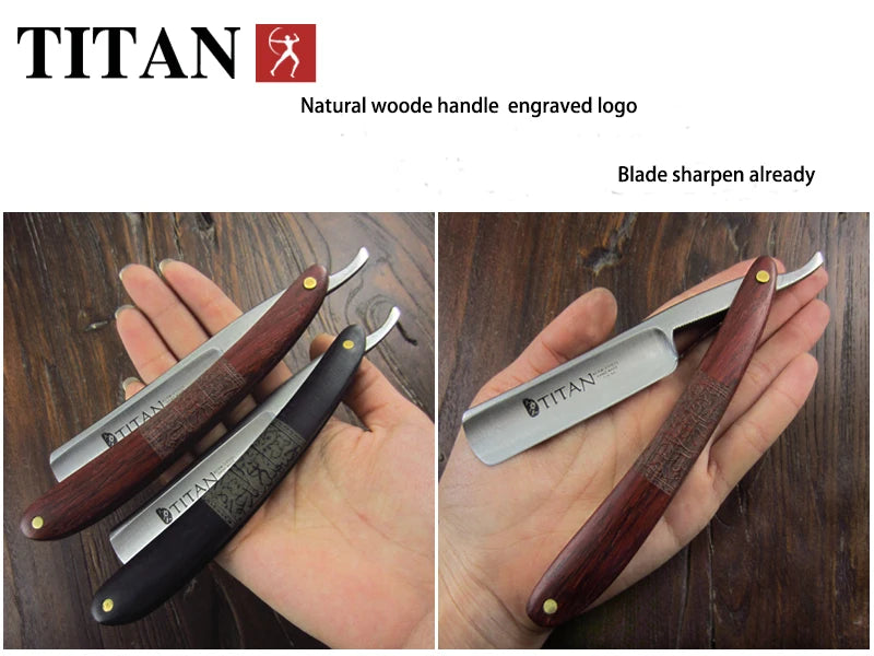 Titan shaving razor  sharp already straight razor for men