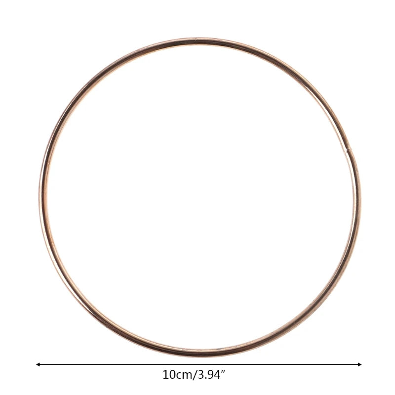 Metal Dreamcatcher Ring Macrame Craft Hoop DIY Accessory 35-190mm