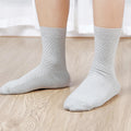 10 Pairs High Quality Bamboo Fiber Men's Socks Business Breathable Deodorant Compression Socks Men Long Big Size EUR 38-46