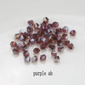 Buy 1 And Get 1 Free 4mm Shiny Crystal Beads Bicone Beads Glass Beads Loose Spacer Beads for bracelet DIY Jewelry Making  200pcs