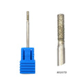 HYTOOS 11 Type Diamond Nail Drill Bit 3/32" Rotary Burr Manicure Cutters Electric Drill Accessories Nail Mills Tool