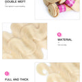 Facebeauty Color 613 Blonde Hair Weave 1/3/4 Bundles Peruvian Body Wave Remy Hair Bundle 8 To 30 inch Human Hair Weft Can Be Dye