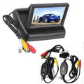 4.3 inch TFT LCD screen Car Monitor Rearview Reverse Parking Monitor with 2-channel Video Input,Camera optional