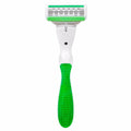QShave Green Series Blade Lady Personalized Shaving Razor X5 USA Blade Women Razor Blade, 4 / 8 /16 Cartridges