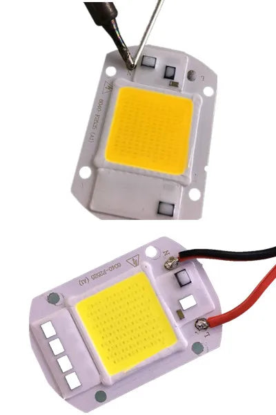 1-20PCS LED COB Hight Power 50W AC 220V Red Blue Green Lamp Chip Smart IC Fit For DIY Driverless Integrated Driver Flood Light