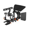 Andoer C500 Camera Camcorder Video Cage Rig Kit Matte Box+Follow Focus+jaula para sony A7IV/A7S/A7/A7R ILDC Camera