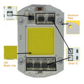 1-20PCS LED COB Hight Power 50W AC 220V Red Blue Green Lamp Chip Smart IC Fit For DIY Driverless Integrated Driver Flood Light