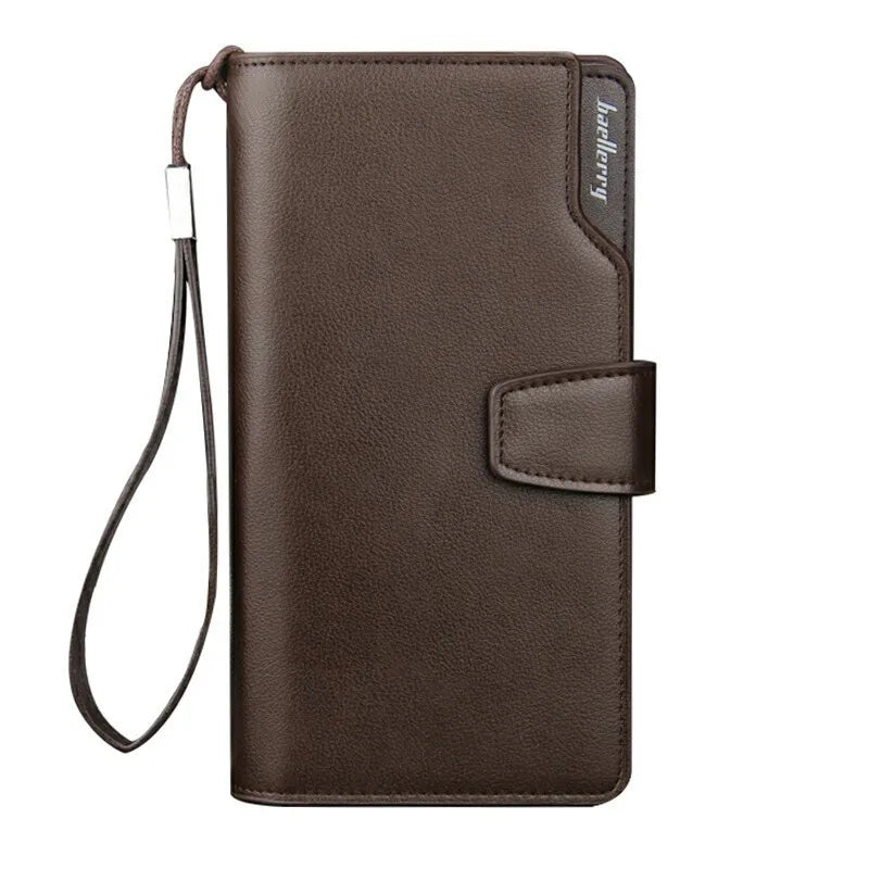 New Card Holder Men Wallets Business Long Design Quality Fashion Casual Men Purse Zipper Multi-function Wallets