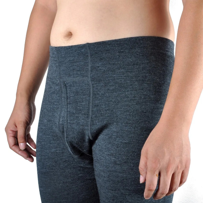 Men's male 100% Pure Merino Wool Winter Base Layer Thermal Warm Sweater Underwear Breathable Mid weight Tops Pants Bottom Set