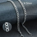 Vnox Men's Cuban Link Chain Necklace Stainless Steel Black Gold Color Male Choker colar Jewelry Gifts for - Visuel 16 | SAMAG