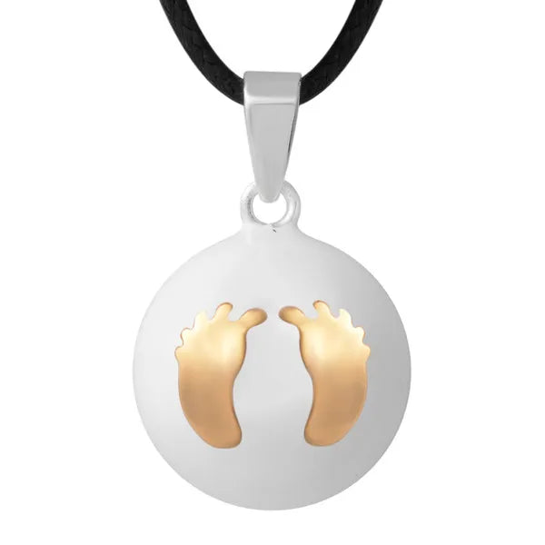 Eudora Harmony Ball Pendant Necklace Pregnancy Chime Ball Mexcian Bola Pendants Wishing Balls Fine Jewelry for Women Best Gift