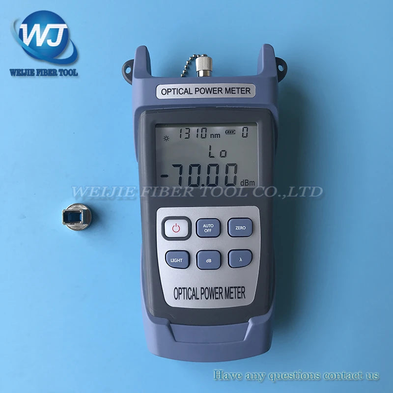 FTTH Fiber Optical Power Meter KING-60S Fiber Optical Cable Tester -70dBm~+10dBm SC/FC Connector Free Shipping