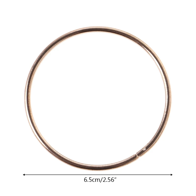 Metal Dreamcatcher Ring Macrame Craft Hoop DIY Accessory 35-190mm