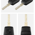 KEYYOU 3 Button Uncut Blade Car Key Replacement Remote Key Case Shell for BMW E31 E32 E34 E36 E38 E39 E46 Z3 Fob Uncut key case
